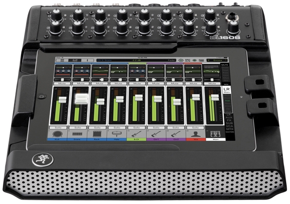 Аренда цифрового микшерного пульта Mackie DL-1608 на 16 входных каналов.