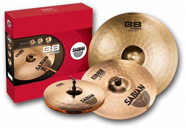 Аренда тарелок Sabian B8PRO для барабанной установки - железа.