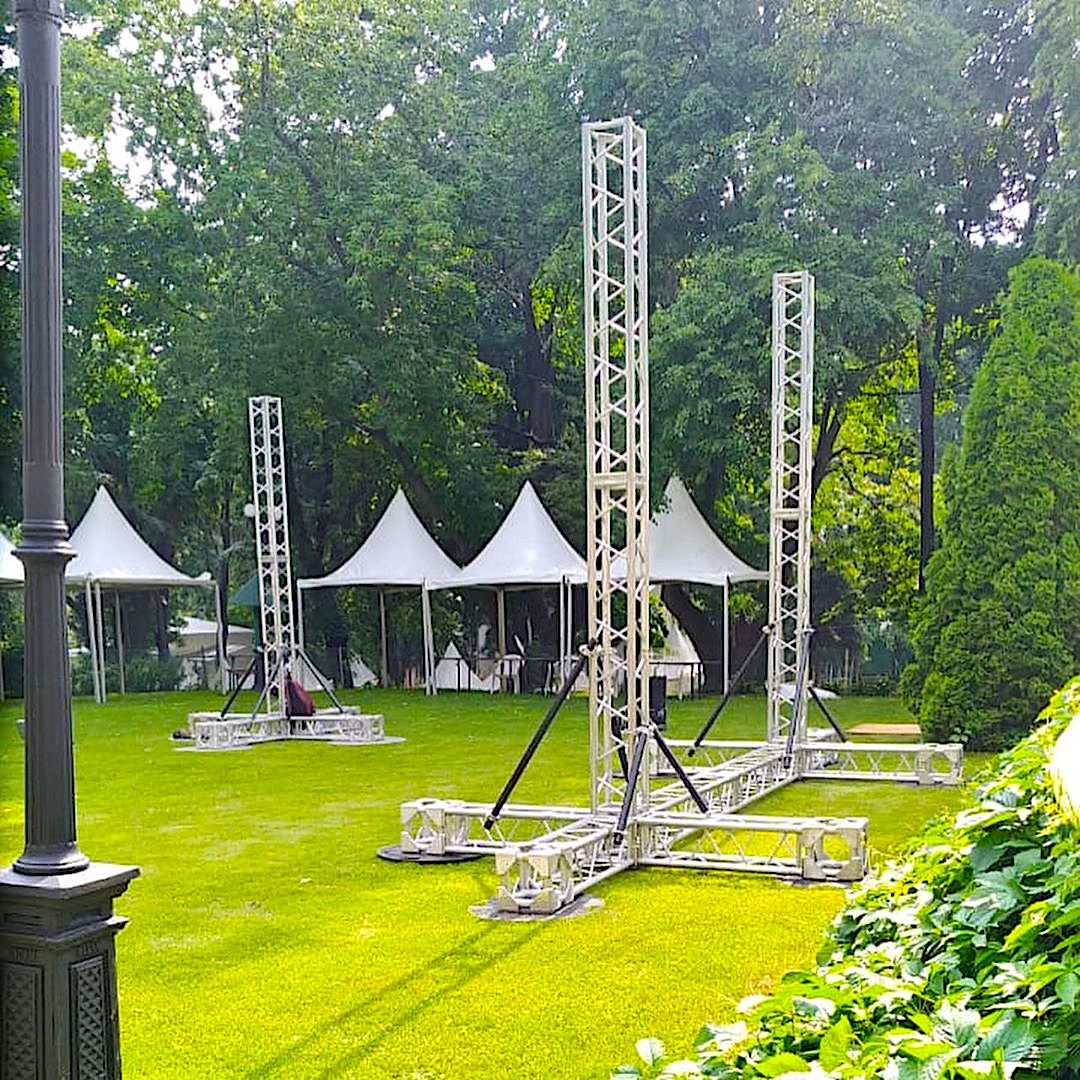 Аренда конструкций из фермы - застройка на мероприятии