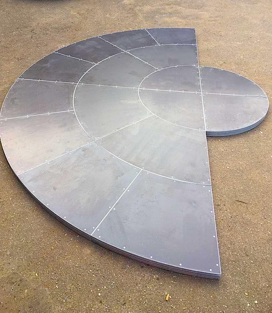 Аренда круглого подиума сцены