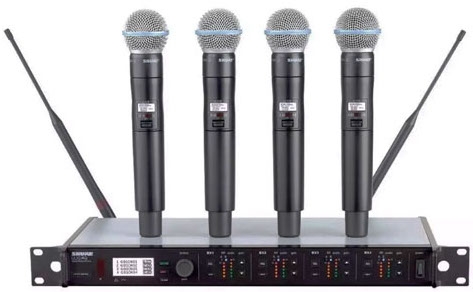 Аренда 4-х канальной профессиональной радиосистемы Shure ULXD