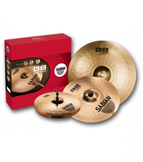 Аренда комплекта тарелок (Hi-hat, 2xCrash, Ride) Sabian B8PRO Комплект тарелок (Hi-hat, 2xCrash, Ride) Sabian B8PRO в аренду