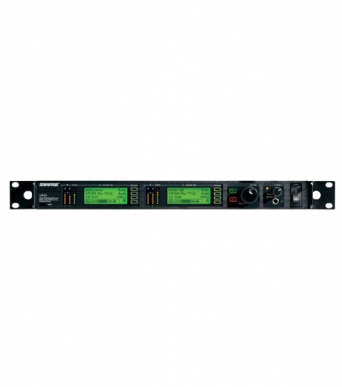 Аренда радиосистемы Shure UR4D (2-х канальный приемник 578-638 MHz) Аренда радиосистемы Shure UR4D (2-х канальный приемник 578-638 MHz)