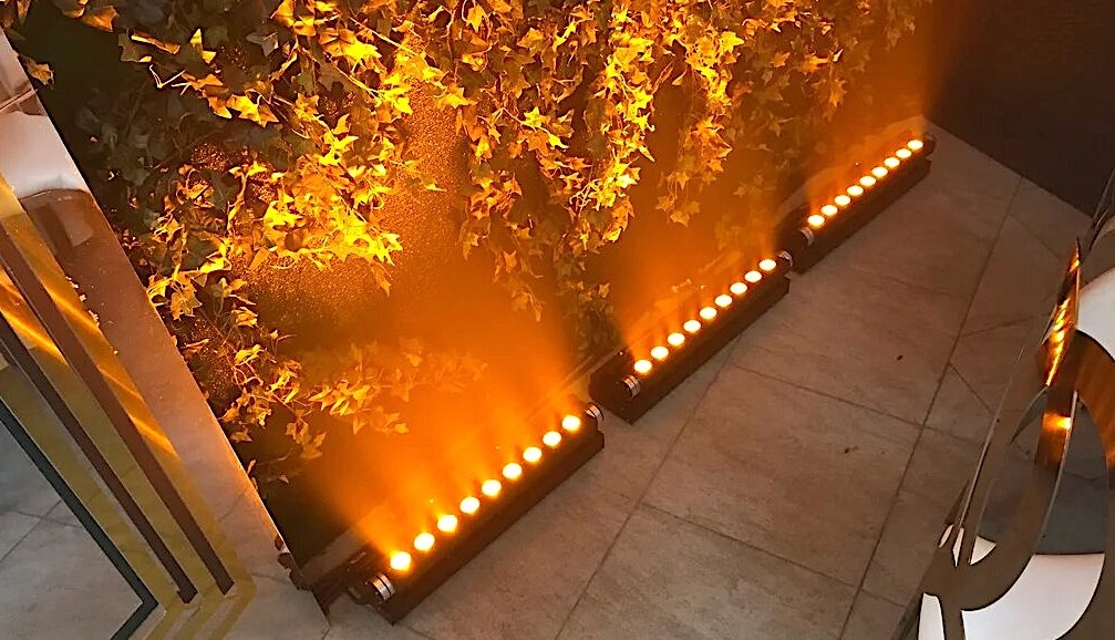 аренда беспроводной архитектурной подсветки