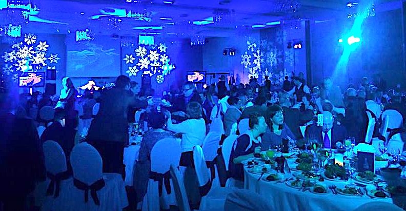 заказать гобо снежинки на мероприятие