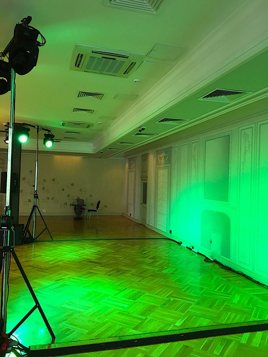 аренда сценического света на свадьбу