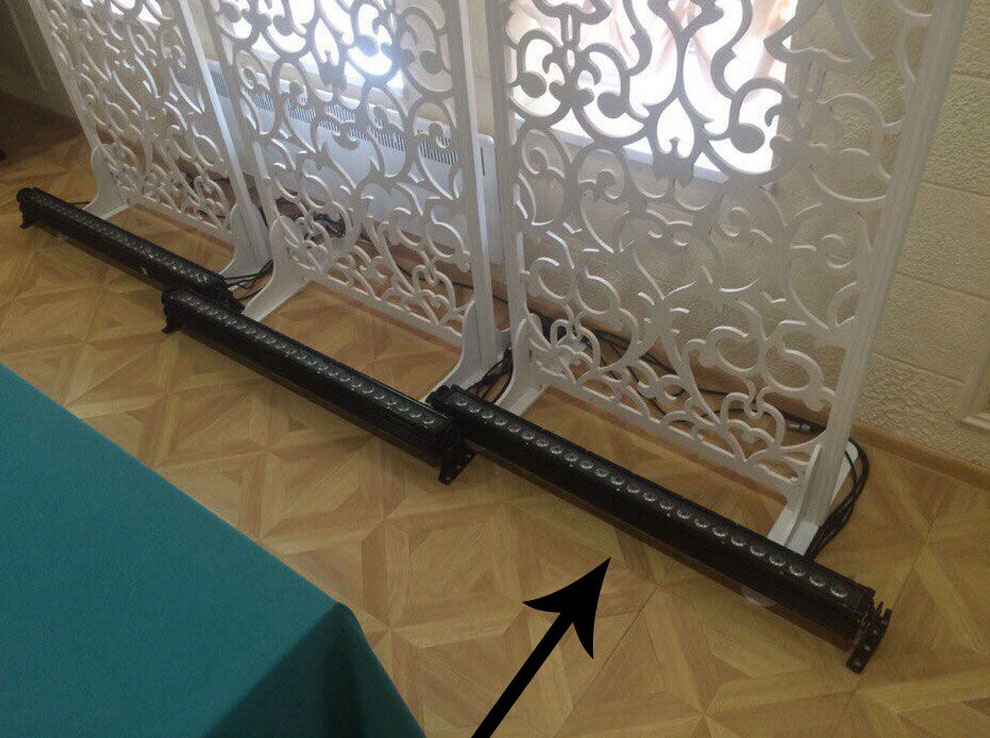 Led bar в аренду для подсветки задника