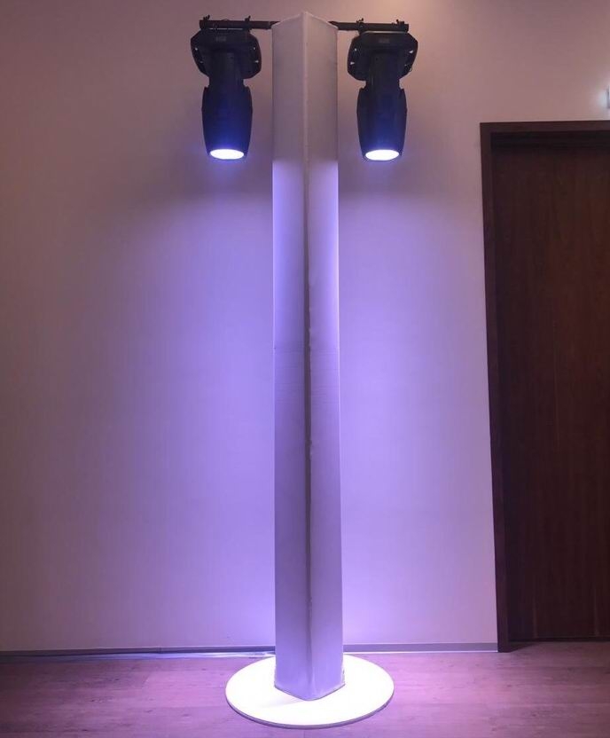 Декор тотема, чехол для тотема. Белый тотем для света.