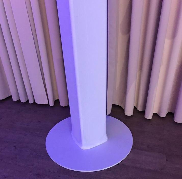 Декорирование световой стойки (тотема).