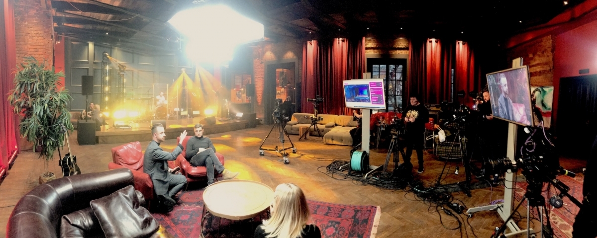 Концертная онлайн студия в лофте