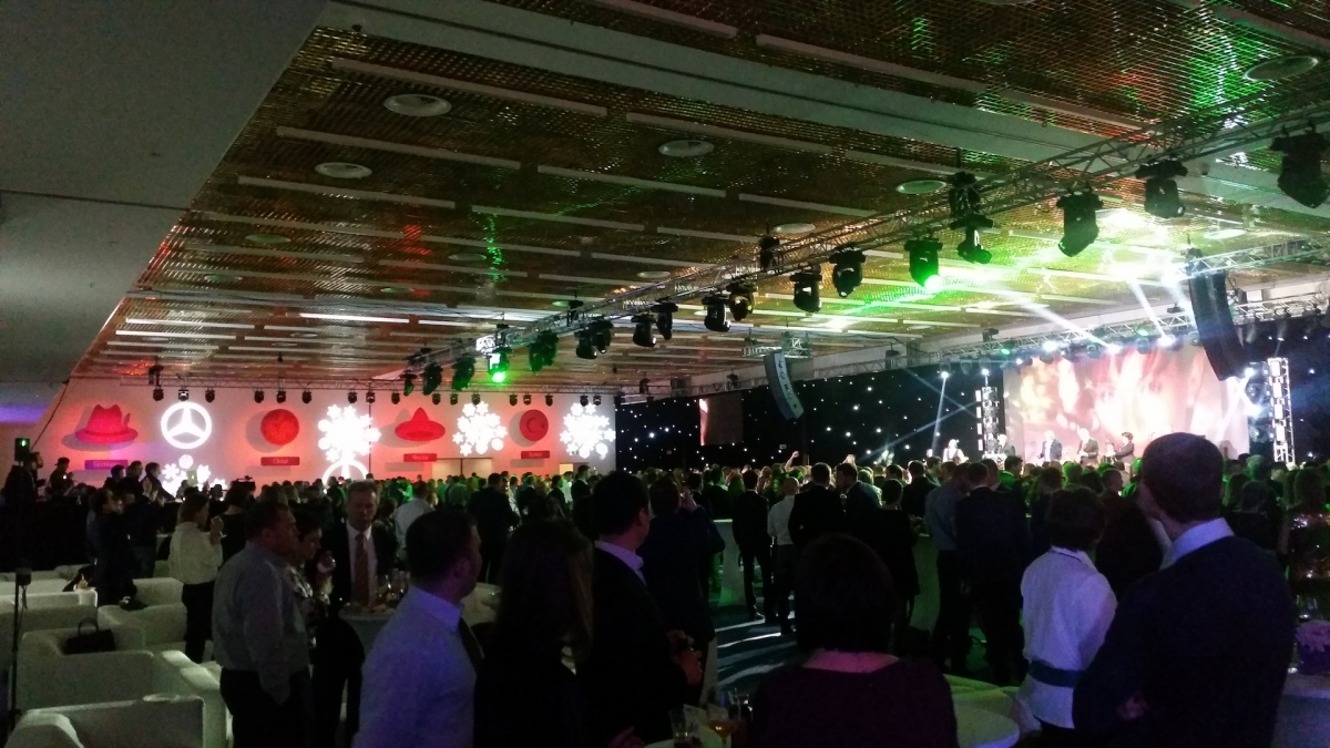 Аренда звука 30 кВт в конгресс-парк гостиницы Украина.