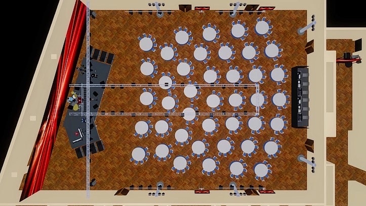 Прокат звука 30 кВт для мероприятия в Crystal Ballroom