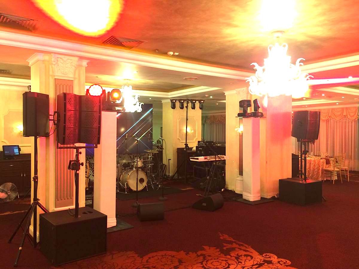 Звук в аренду на свадьбу для кавер-группы.