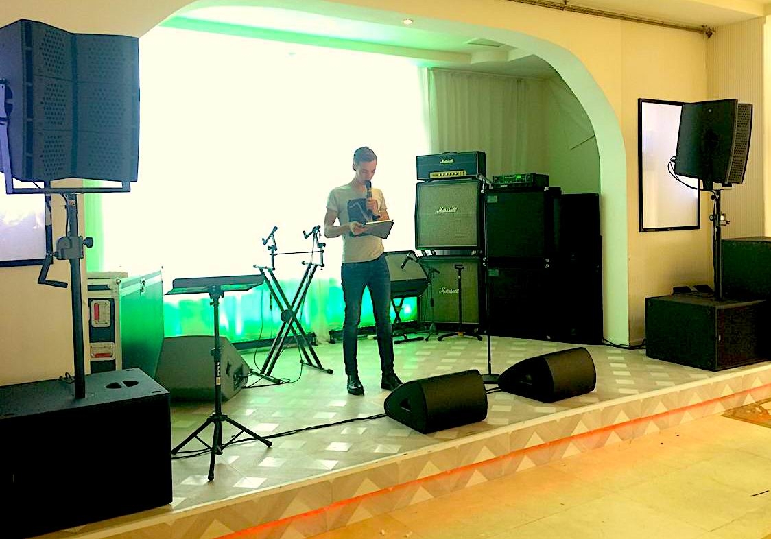 Аренда звука 7 кВт для кавер-группы.