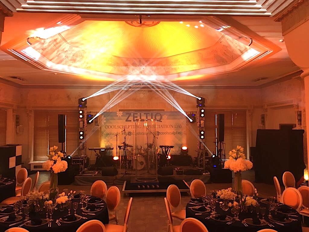 Прокат звука для презентации нового продукта.