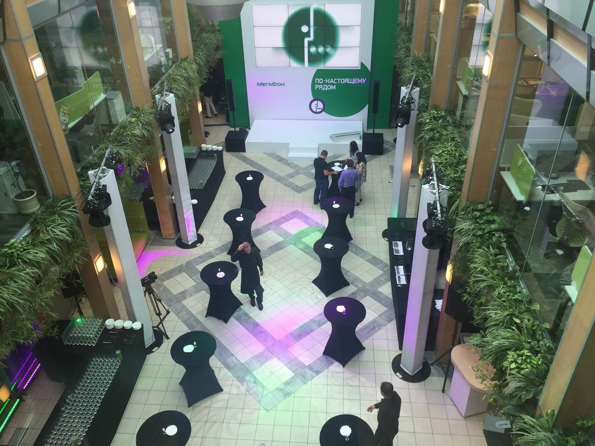 Звук в аренду 5 кВт для МегаФон.